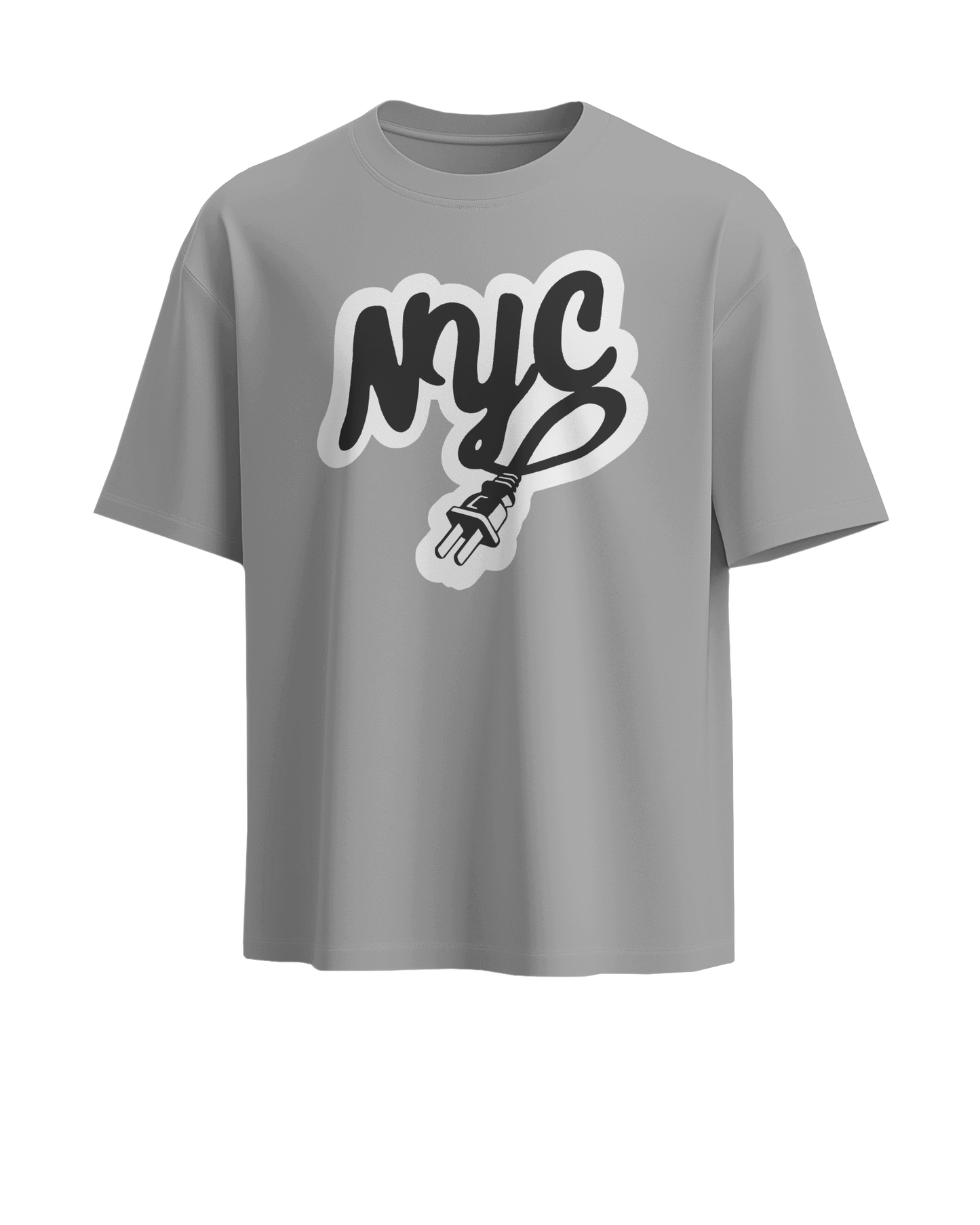 NYC PLUG OFFICIAL LOGO TEE POWERED BY ZILLIOHEIR$